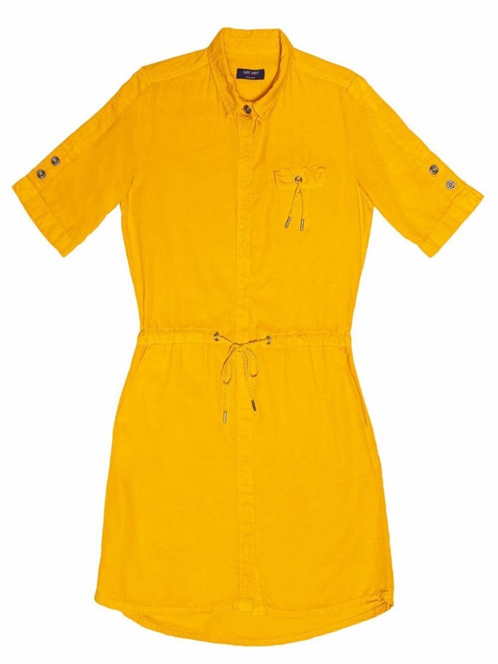 New Linen St James French Coastal Nautical Mini Midi Dress Summer Sun Sundress - Picture 2 of 15